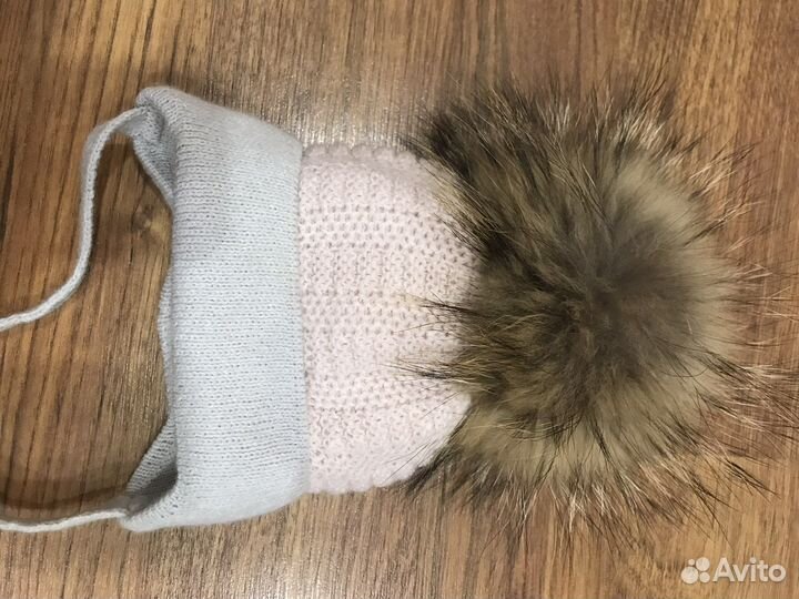 Шапка детская для девочки зимняя