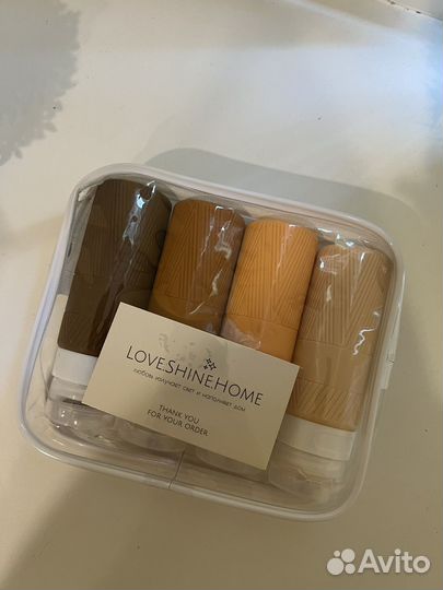 Дорожный набор силиконовых флаконов