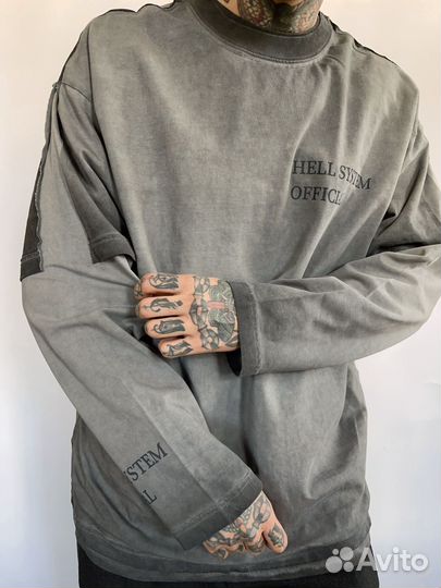 Лонгслив Hell System новый