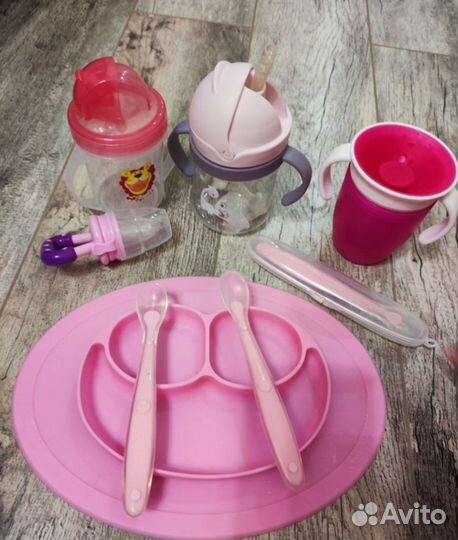 Силиконовая посуда для малышей