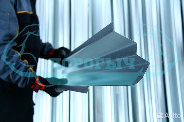 Ремотный порог Geely MK левый