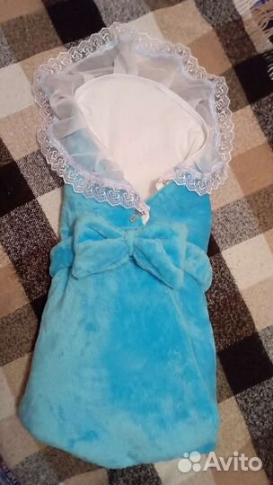 Конверт на выписку для мальчика зимний