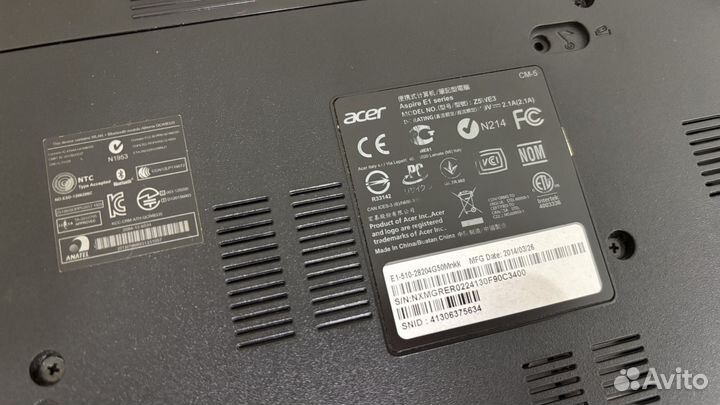 Acer aspire E1 Z5WE3