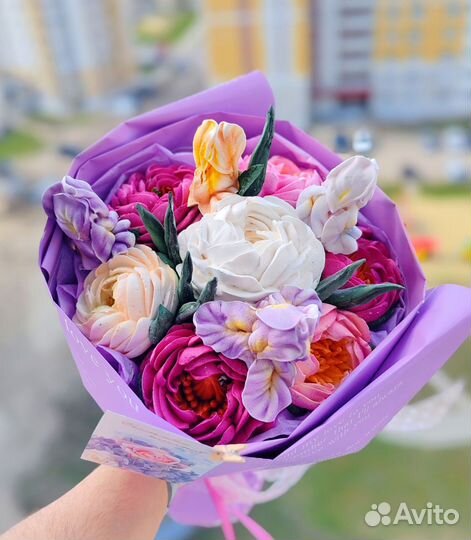 Зефирные цветы