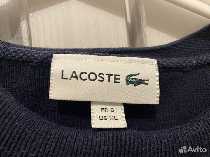 Свитшот мужской lacoste