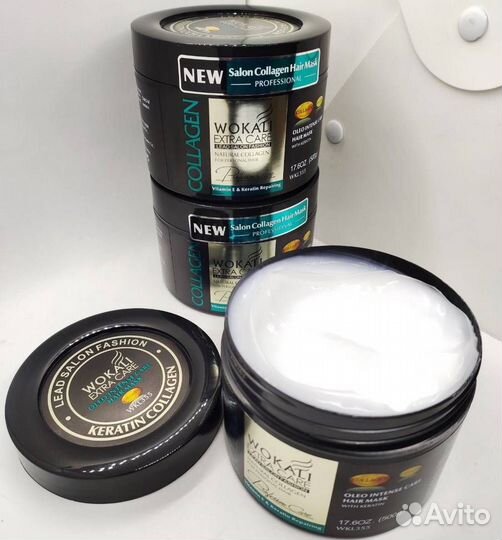 Маска для волос Wokali Prof Salon Collagen