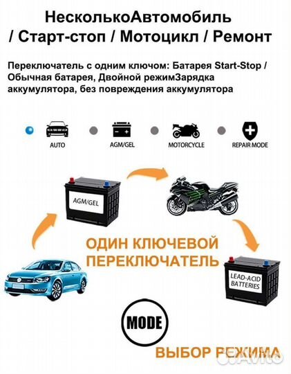 Зарядное устройство для акб автомобиля