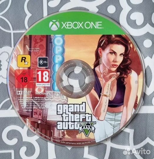 Диск GTA 5 для xbox