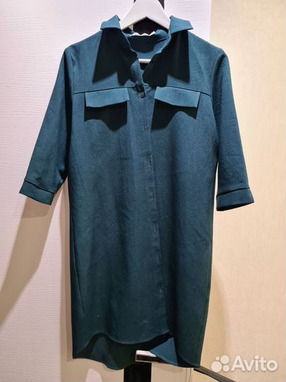 Платье рубашка 44