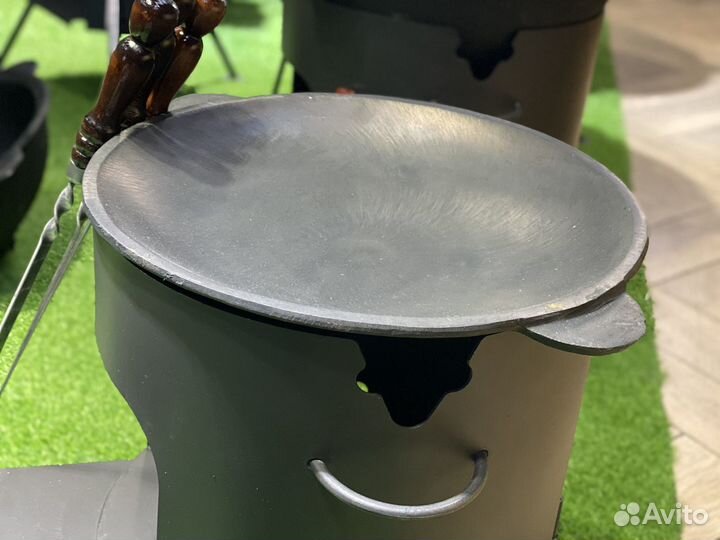 Сковорода садж чугунный 400мм