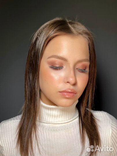 Макияж локоны причёски