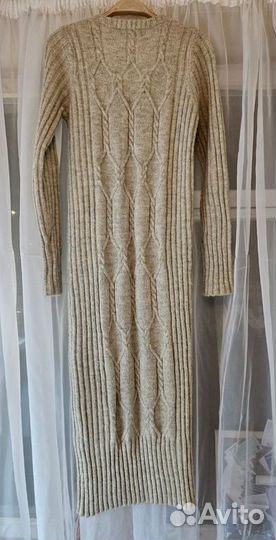 Платье теплое вязаное 46-48