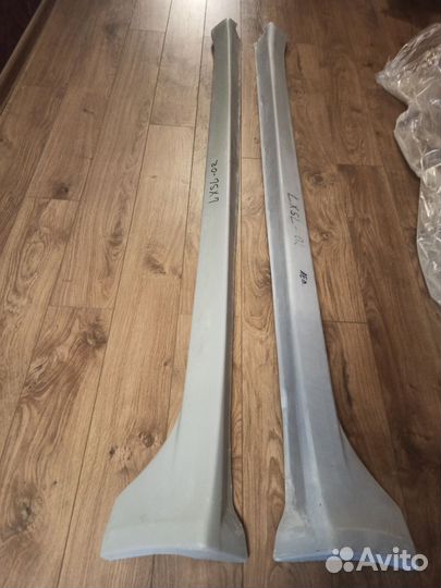 Накладки на пороги Митсубиши Лансер 10