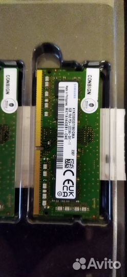 Оперативная память для ноутбука ddr4 8gb х2