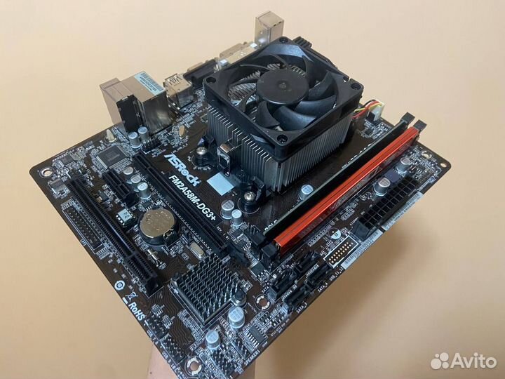 Комплект Athlon X4 840 + ASRock FM2A58M-VG3+ 8gb