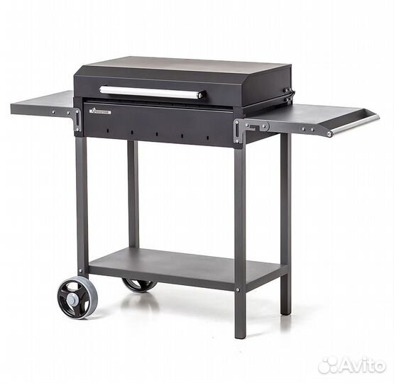 Гриль-мангал с полками, крышкой и колесами