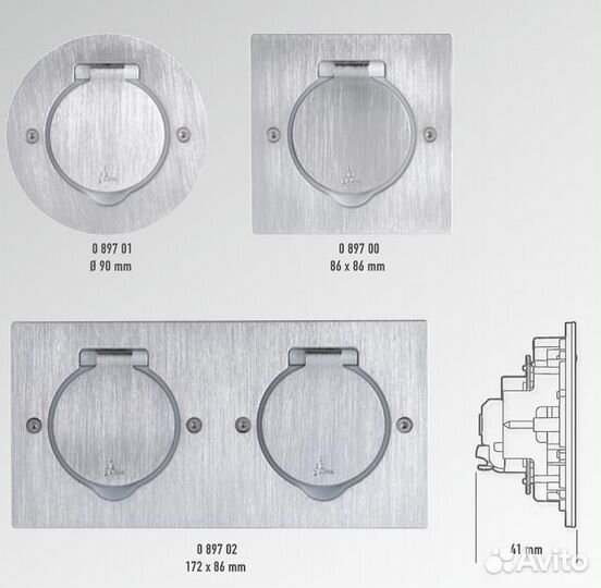 Лючок legrand IP44 квадратный 089710 бронза