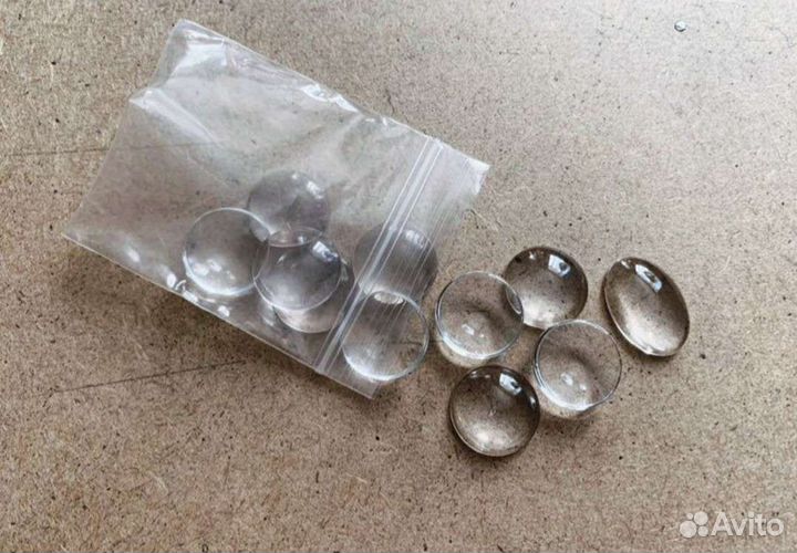 Кабошоны стеклянные