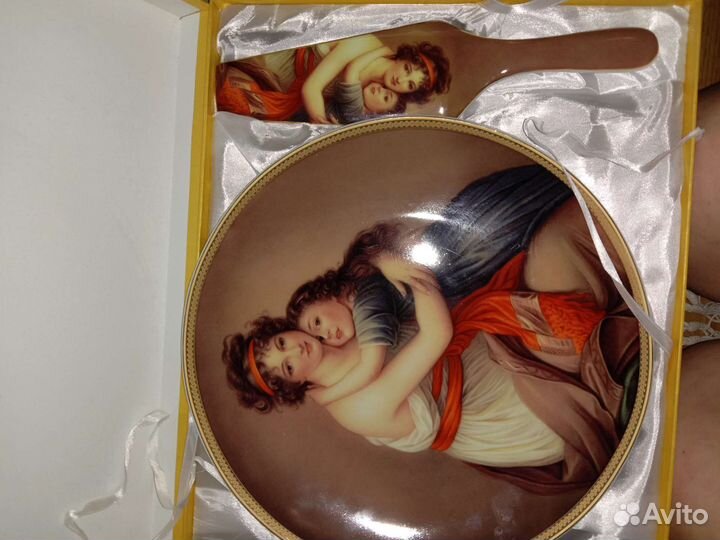 Фарфор Чашки Тортовницы с лопатками Чайник