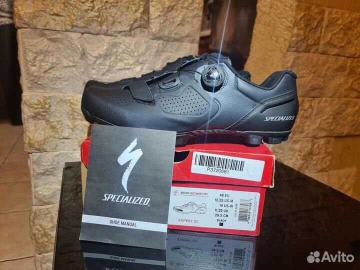 Велотуфли мтб Specialized Expert XC черные