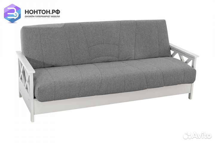 Диван книжка Ручеек Массив серый