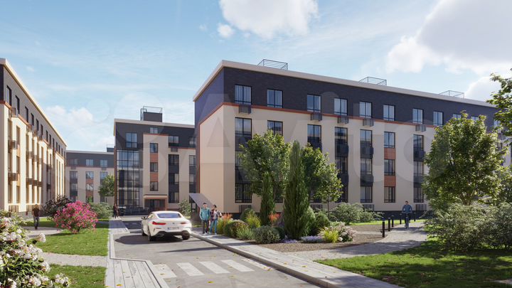 2-к. квартира, 45 м², 3/4 эт.