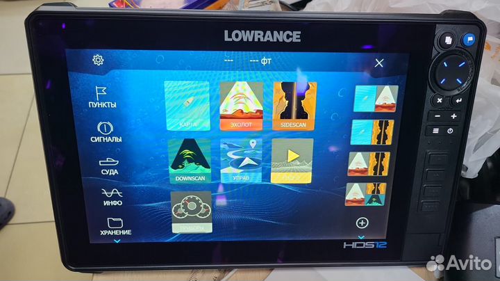 Lowrance HDS-12 PRO + HD 3-in-1 Transducer RUS