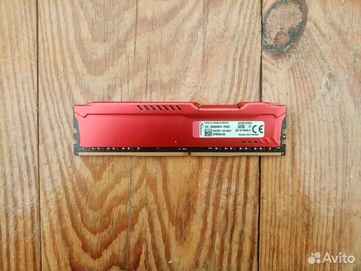 Оперативная память Kingston XyperX Fury Red