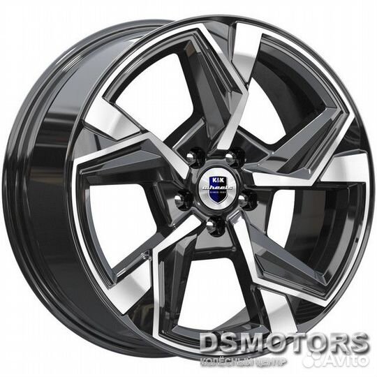 Диски Кайан 7.5/18 5x114.3 ET40 d66.1 алмаз чёрный