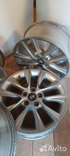 Литые диски на Hyundai sanata r 17