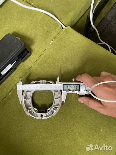 Колодки тормозные на скутер