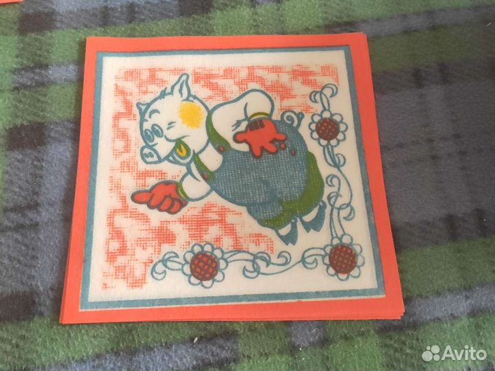 Салфетки и скатерть СССР