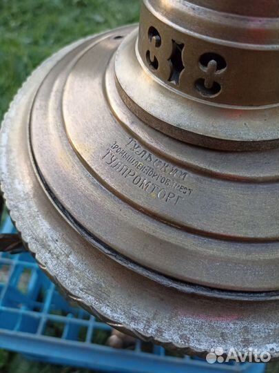 Самовар на дровах старинный