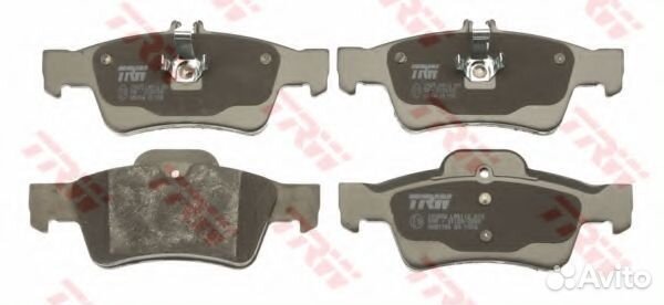 Колодки задние mercedes W211, W212, W220, W221 GDB1546