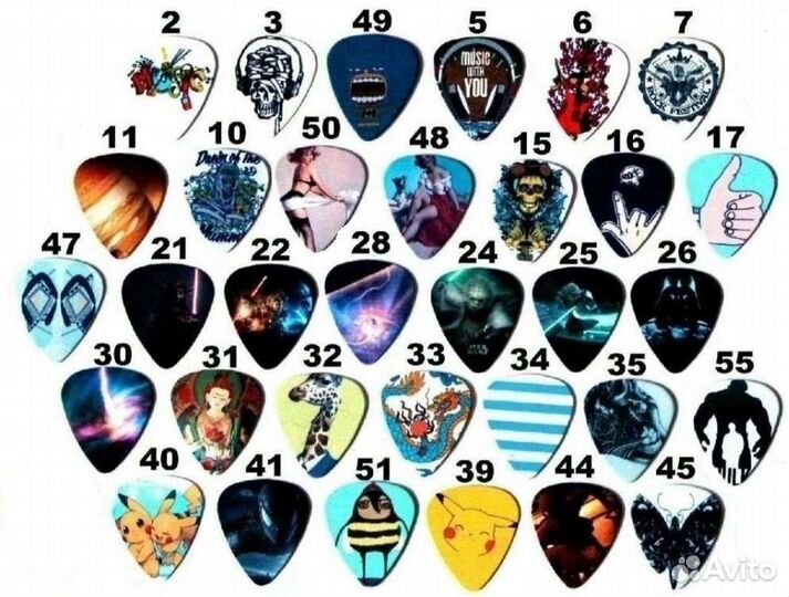 Медиаторы с принтами на выбор