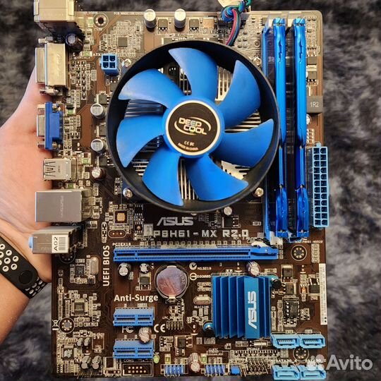Комплект Intel Core i3-3220, мат.плата, 16 Гб DDR3