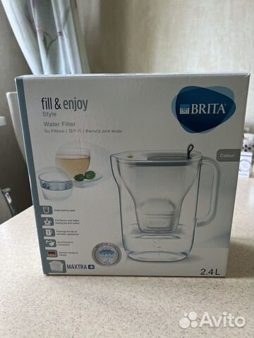 Фильтр кувшин для воды Brita Style Cool 2,4 л+1кар купить в Москве ...