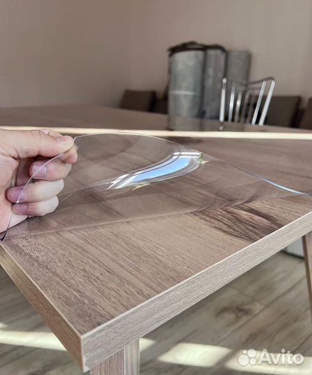 Гибкое стекло, плёнка пвх, прозрачная скатерть