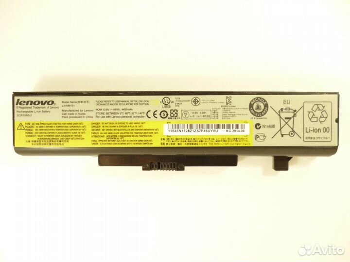 Новый аккумулятор для Lenovo Y480 G480 G580