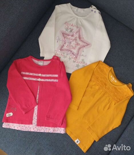 Пакет вещей на девочку 80 размер
