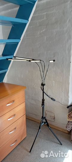 Фитолампа для растений со штативом