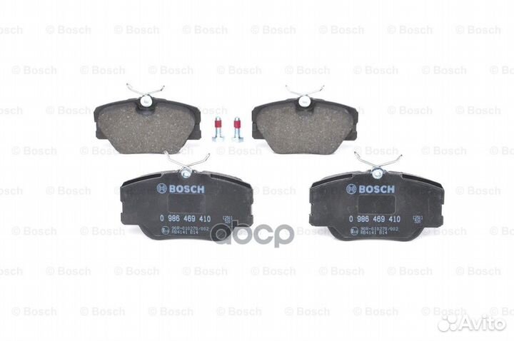 Колодки тормозные дисковые перед 0986469410