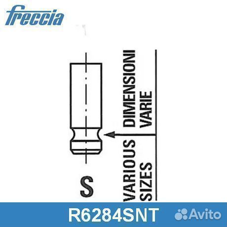 Впускной клапан R6284SNT freccia