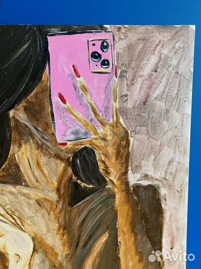 Картина маслом на холсте (50*50см)