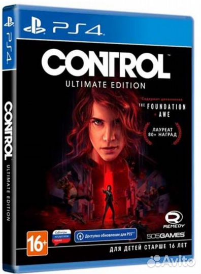 Игра для PS4 Control: Ultimate Edition