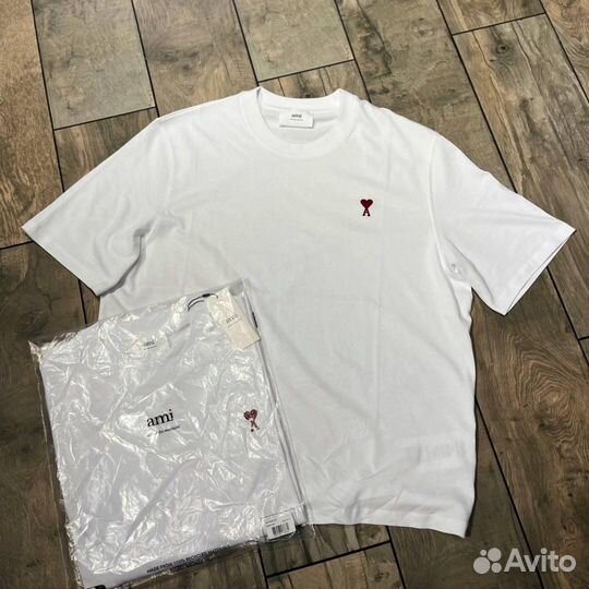 Футболка Ami белая оригинал