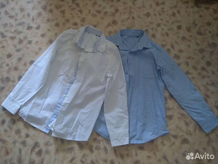 Рубашки на мальчика р.128 за 2шт