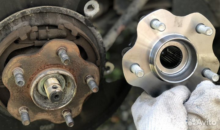 Замена ступицы Audi A8 2013-2017