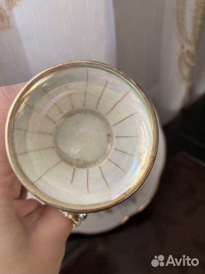 Фарфоровый подсвечник