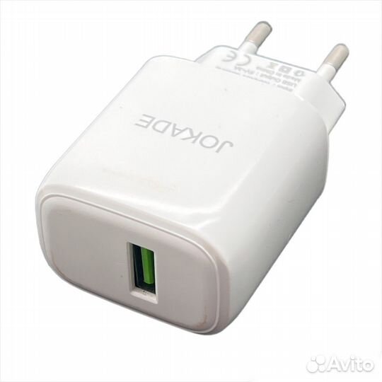 Сзу jokade JB005 1*USB 5A fast charge White